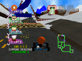 South Park Rally screenshot 4 for Sega Dreamcast